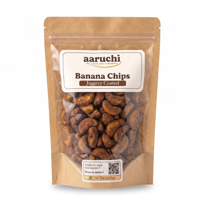 Kerala Jaggery Coated Banana Chips (Sharkara Varatti)